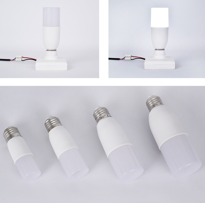 New Design Candle LED Bulb Column Cylindrical Lamp 10W E27 Mini T Shape LED Bulbs