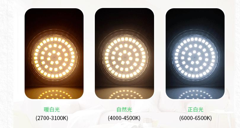 New Factory Price 3W 370-390lm Clear Cover GU10 LED Spotlight