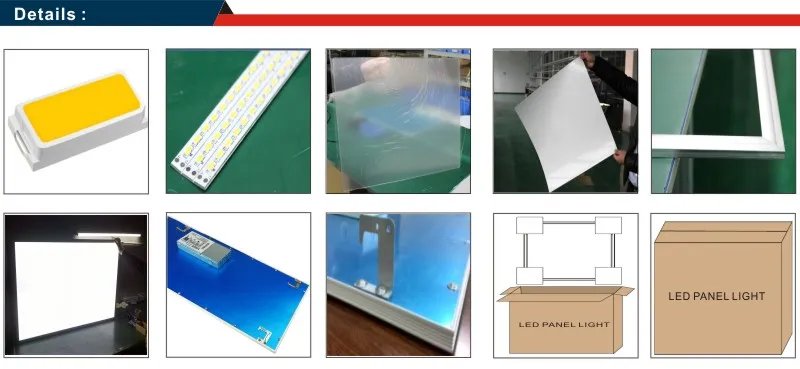 Office Lighting High Brightness UL Dlc Approval LED Panel Light 60X60 CCT LED Ceiling Panels Lamp 2X2 2X4 Panel Light