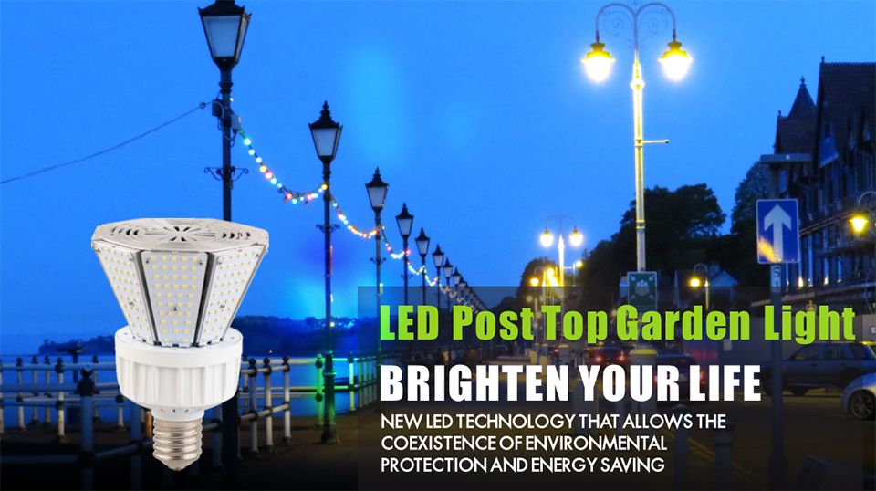 Photocell Sensor IP66 30W 40W 50W 80W LED Post Top Retrofit