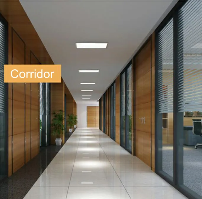 Recessed Square LED Troffer 1X4 FT 300X1200mm 40W 4500K Nature White 120lm/W Back-Lit Panel Light