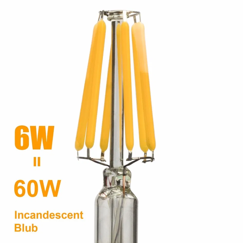 St64 LED Filament Bulb Energy Saving Lamp 2W LED Bulb Light with Ce RoHS