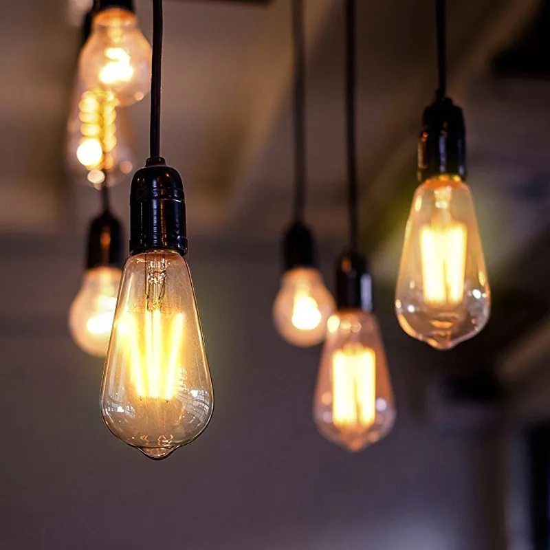 St64 LED Filament Bulb Energy Saving Lamp 2W LED Bulb Light with Ce RoHS