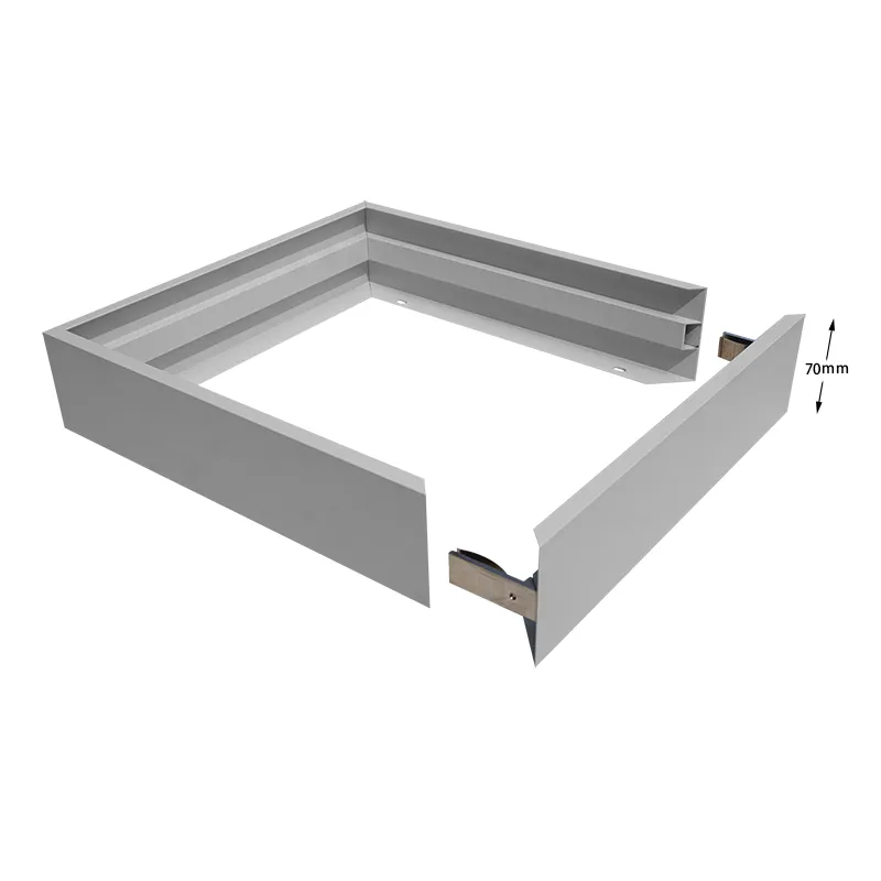 Surface Mounted Aluminum Frame 2X4FT 600X1200mm Panel Brackets Ceiling Mounted LED Panel Light Frame
