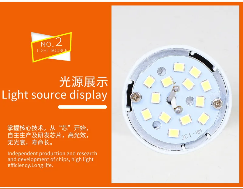 T 37 High Quality Performance LED 5W/7W/9W/13W/15W Mini LED E27 T Shape Light Bulb