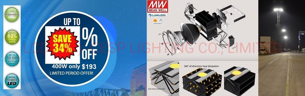UFO Industrial High Bay Lighting LED Light 25deg 30deg 60deg 90deg Beam Angle -75degc Cold Warehouse Mine Sea Port 100-277V IP65 Waterproof High Bay Light