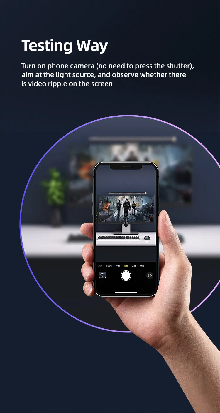 Usams Most Popular Zb224 Colorful Ambiance Backlights Computer PC Laptop Night E-Reading LED Light Bar