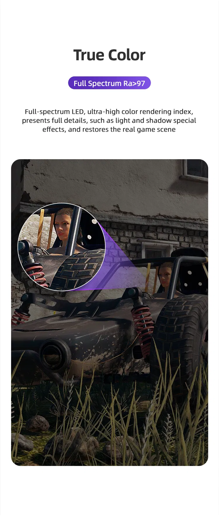 Usams Most Popular Zb224 Colorful Ambiance Backlights Computer PC Laptop Night E-Reading LED Light Bar