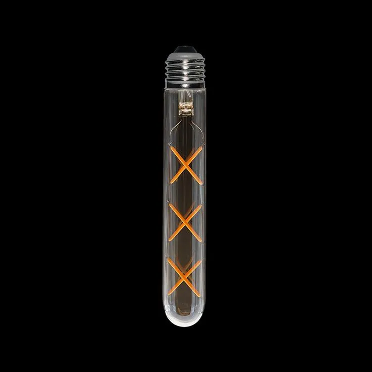 Warm White 2200K 3500K T30 185mm Filament Bulb Dimmable