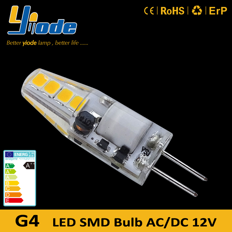 Warm White Light Mini 1.6 Wattage 12V G4 LED Bulbs for Outdoor Lighting