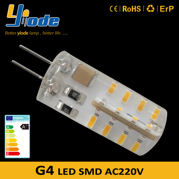 Warm White Ra85 120V 220V G4 LED Light Replace to 20W Bulb