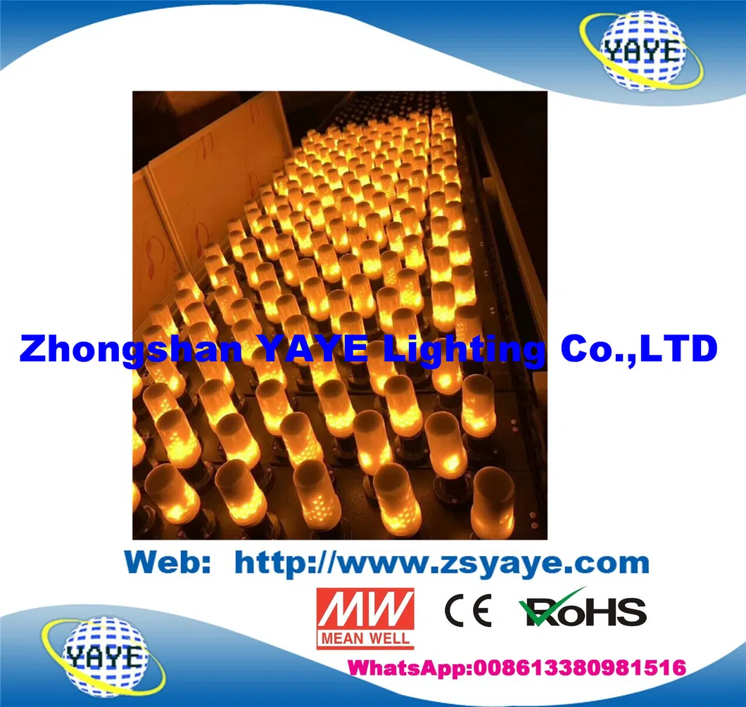 Yaye 18 New! ! Popular! ! Fire Effec Light LED Flame Bulb Dynamic Corn Moving E27 Flickering Lamps