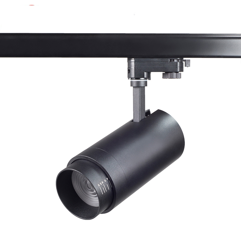 Zoomable Museum Art Gallery COB LED Track Light 15W 25W 30W Energy Saving Track Light Shop Light